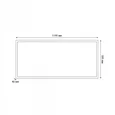ULP-60120 60W/4000К/LL IP40 PREMIUM OPAL BLACK Светильник светодиодный потолочный