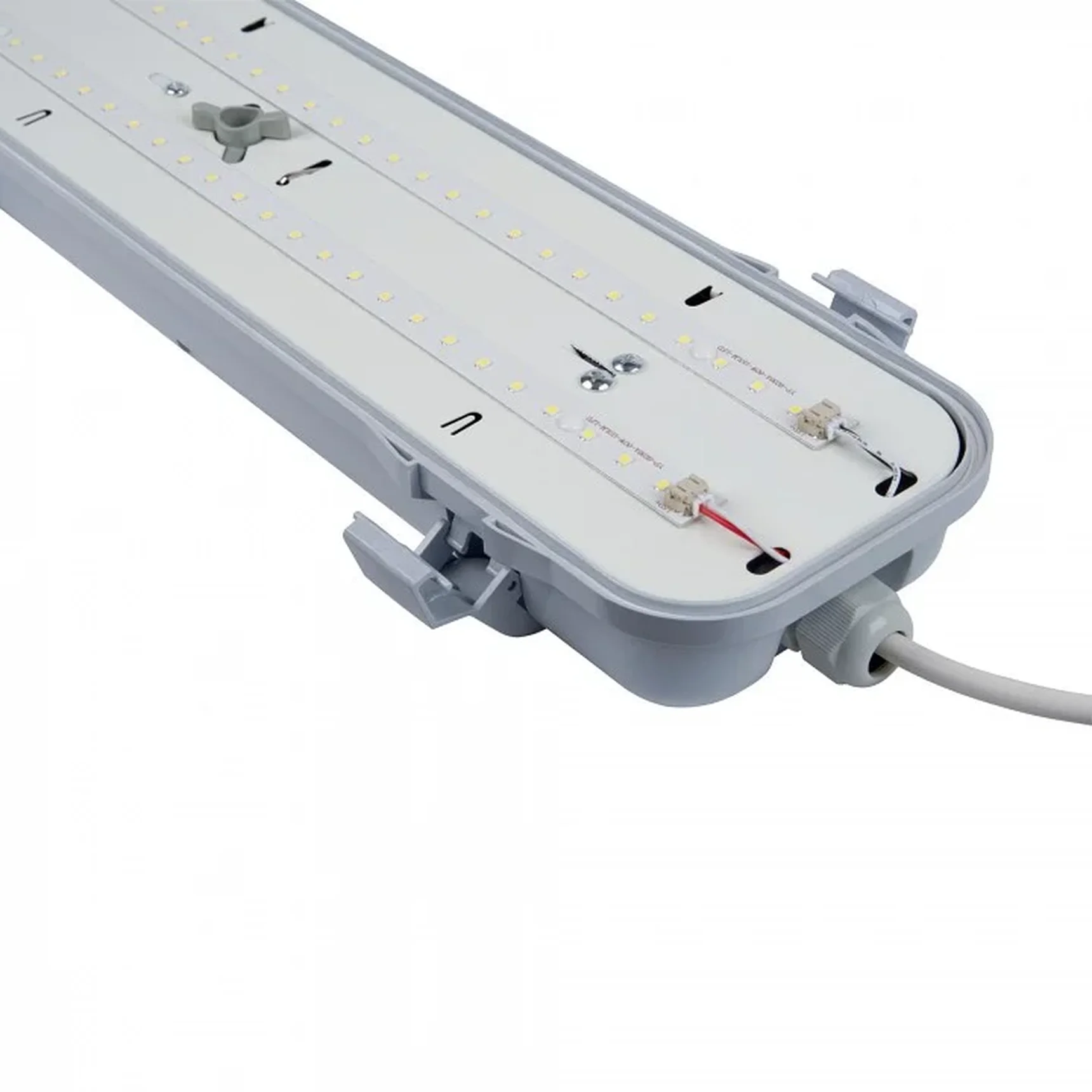 ULY-K70N 60W/6000K/L126 IP65 WHITE Светильник светодиодный промышленный. Дневной свет (6000K). 7400Лм. 1265X124x90мм. Корпус белый. TM