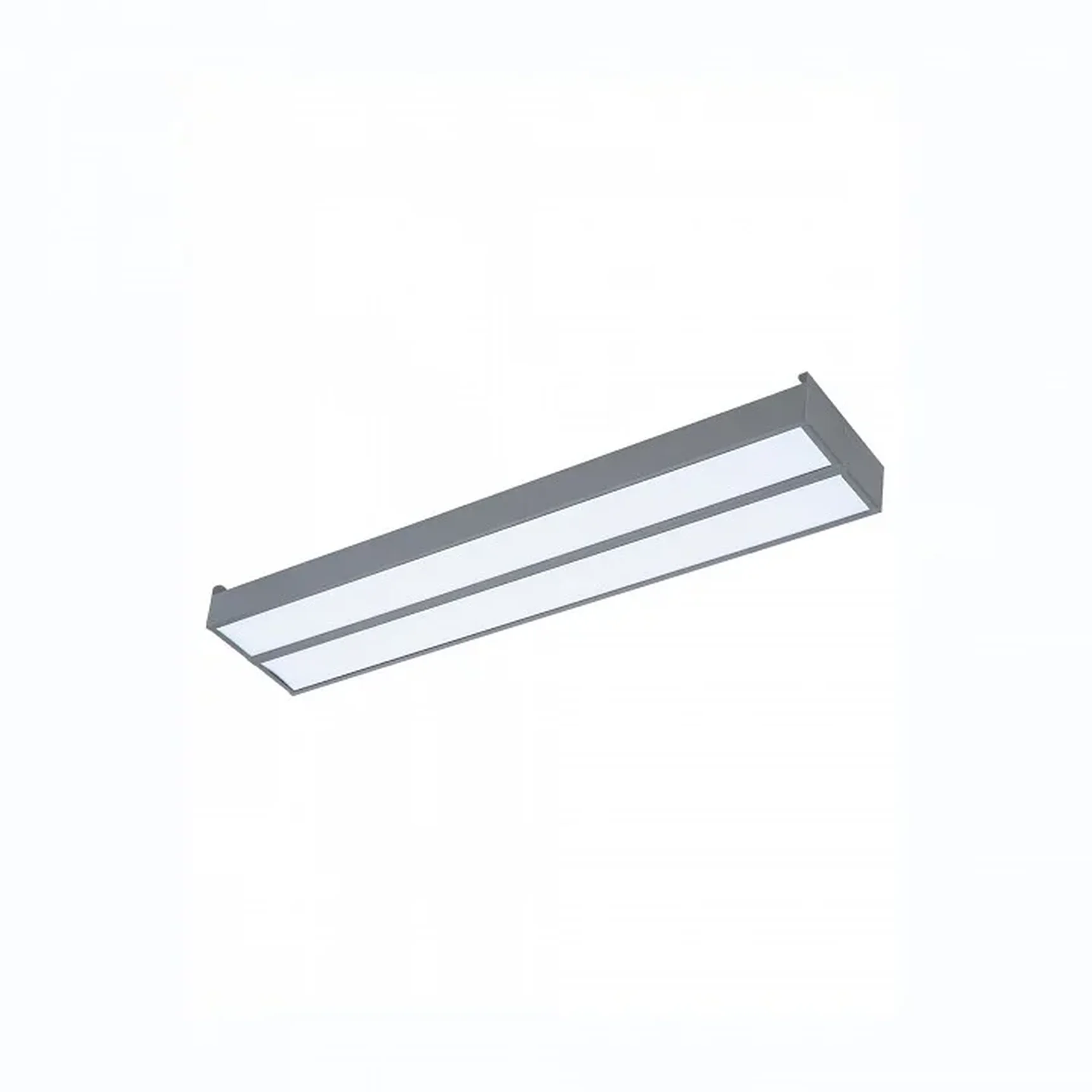 ULO-K15A 2x16W/4000K/L50 IP44 LIGHT GREY Светильник линейный светодиодный подвесной. Белый свет (4000К). Алюминий. Цвет светло-серый. T