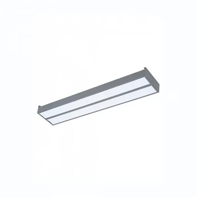 ULO-K15A 2x16W/4000K/L50 IP44 LIGHT GREY Светильник линейный светодиодный подвесной. Белый свет (4000К). Алюминий. Цвет светло-серый. T