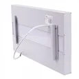 ULO-K16B 2x16W/4000K/L50 5W/3000K IP44 LIGHT GREY Светильник линейный светодиодный подвесной с фоновой подсветкой. Белый свет (4000К)