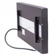 ULO-K16B 2x16W/4000K/L50 5W/3000K IP44 BLACK Светильник линейный светодиодный подвесной с фоновой подсветкой. Белый свет (4000К)