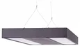 ULO-K16B 2x16W/4000K/L50 5W/3000K IP44 BLACK Светильник линейный светодиодный подвесной с фоновой подсветкой. Белый свет (4000К)