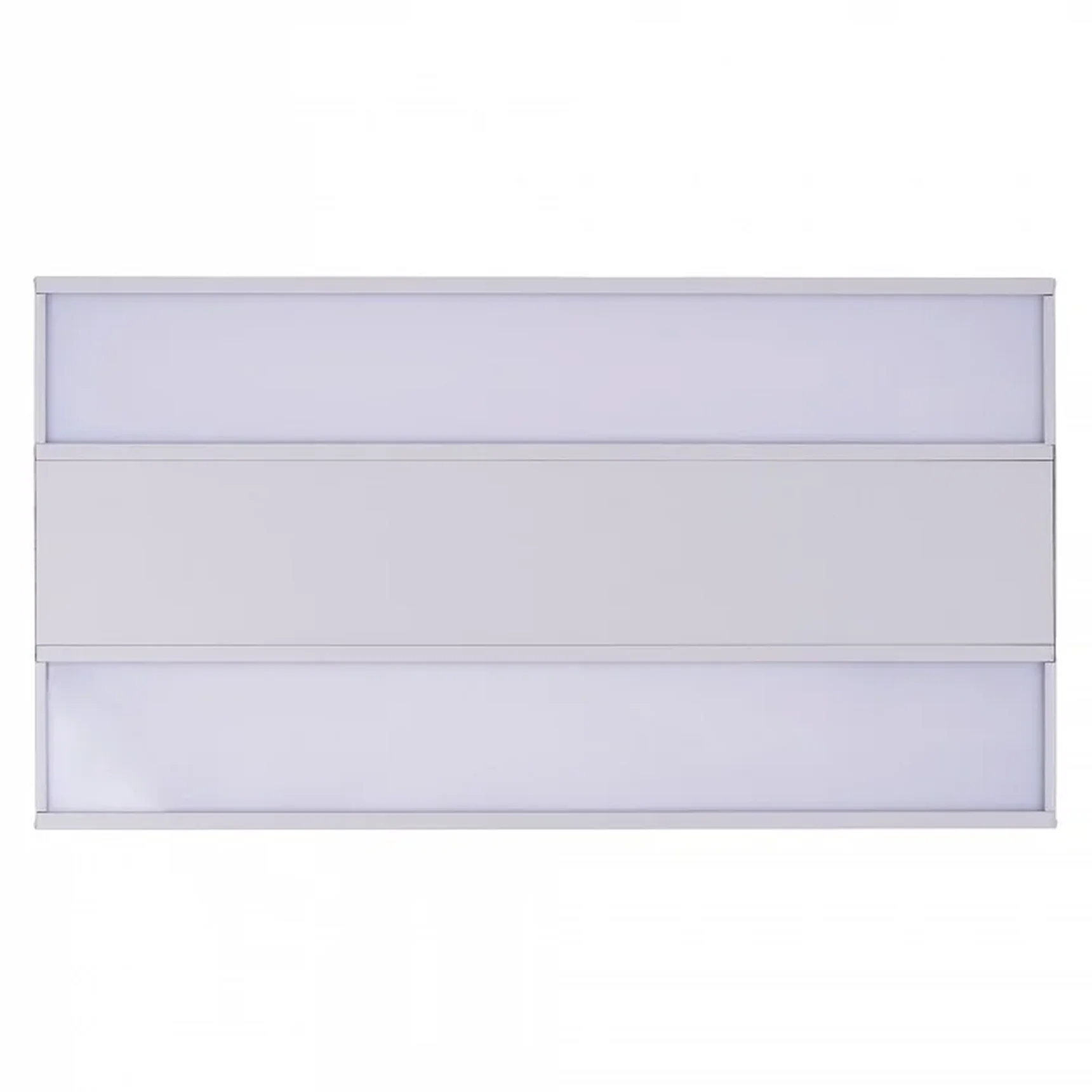 ULO-K16B 2x16W/4000K/L50 5W/RGB IP44 LIGHT GREY Светильник линейный светодиодный подвесной с фоновой подсветкой. Белый свет (4000К)
