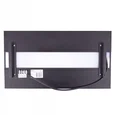 ULO-K16B 2x16W/4000K/L50 5W/RGB IP44 BLACK Светильник линейный светодиодный подвесной с фоновой подсветкой. Белый свет (4000К)