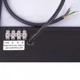 ULO-K16B 2x22W/4000K/L100 5W/RGB IP44 BLACK Светильник линейный светодиодный подвесной с фоновой подсветкой. Белый свет (4000К)