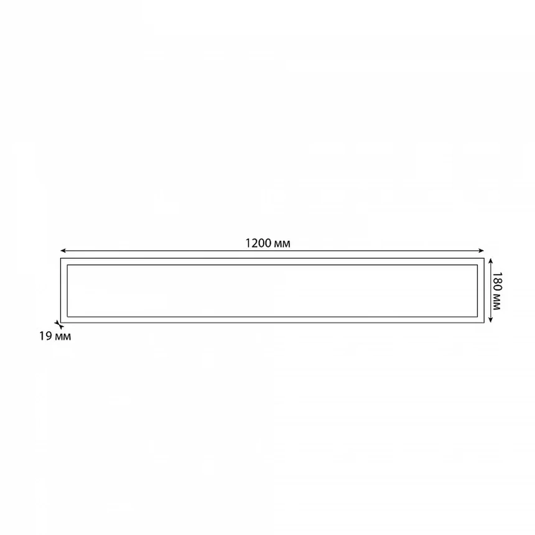 ULP-Q105 18120-45W/4000K WHITE M3 Светильник светодиодный потолочный универсальный. Белый свет (4000K). Рассеиватель «призма». Встроенн