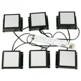ULP-0808 42W/4000К IP40 GRILYATO OPAL BLACK KIT06 Светильники светодиодные потолочные встраиваемые