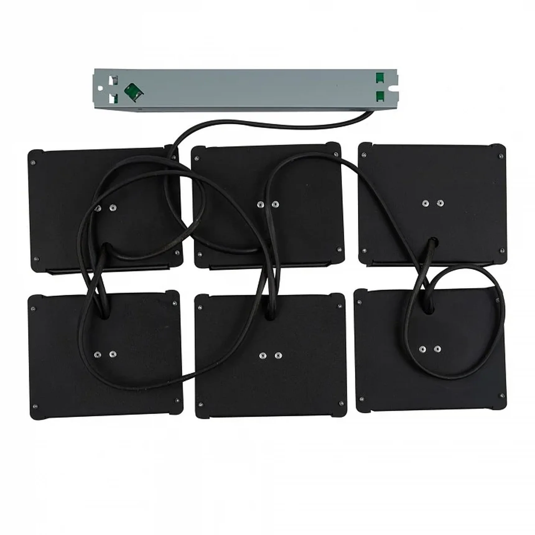 ULP-1010-42W/4000K IP54 GRILYATO OPAL BLACK KIT06 Светильники светодиодные потолочные встраиваемые