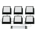 ULP-1010-42W/4000K IP54 GRILYATO OPAL BLACK KIT06 Светильники светодиодные потолочные встраиваемые