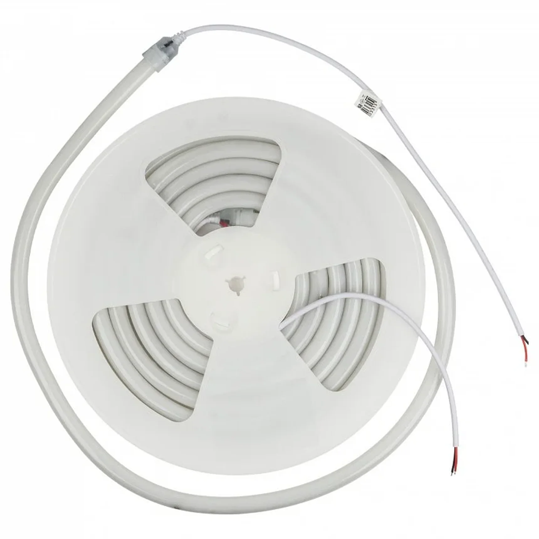 ULS-N40-2835-120LED/m-16mm-IP68-DC24V-10W/m-5M-3000K NEON SET01 Комплект светодиодной ленты для бань и саун, до +100°С, катушка 5м