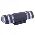 UUL-S16A 2x60W/E27 IP65 BLACK Светильник уличный, под две лампы Е27. Архитектурный накладной. Корпус черный