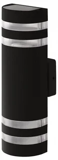 UUL-S16A 2x60W/E27 IP65 BLACK Светильник уличный, под две лампы Е27. Архитектурный накладной. Корпус черный
