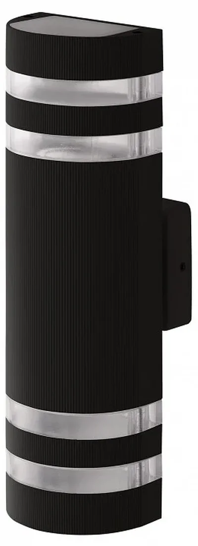 UUL-S16A 2x60W/E27 IP65 BLACK Светильник уличный, под две лампы Е27. Архитектурный накладной. Корпус черный