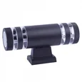 UUL-S20A 2x60W/E27 IP65 BLACK Светильник уличный, под две лампы Е27. Архитектурный накладной. Корпус черный