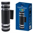 UUL-S20A 2x60W/E27 IP65 BLACK Светильник уличный, под две лампы Е27. Архитектурный накладной. Корпус черный