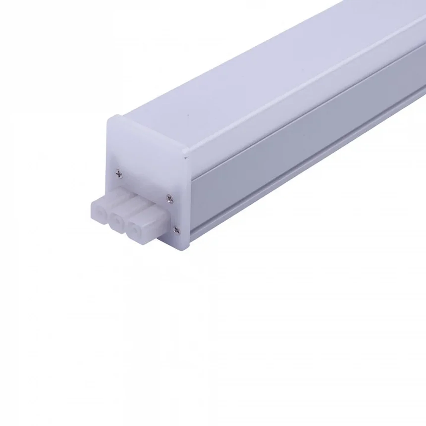 ULO-N10A-20W/4000K/L60 IP40 WHITE Светильник линейный светодиодный подвесной. Прямой, 60см. Белый свет (4000K). 2000Лм. Алюминий