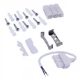 ULO-N10A-40W/4000K/L120 IP40 WHITE Светильник линейный светодиодный подвесной. Прямой, 120см. Белый свет (4000K). 2000Лм. Алюминий