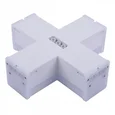 ULO-N11X-12W/4000K IP40 WHITE Светильник светодиодный X-образный. Белый свет (4000K). 2000Лм. Алюминий. Цвет белый