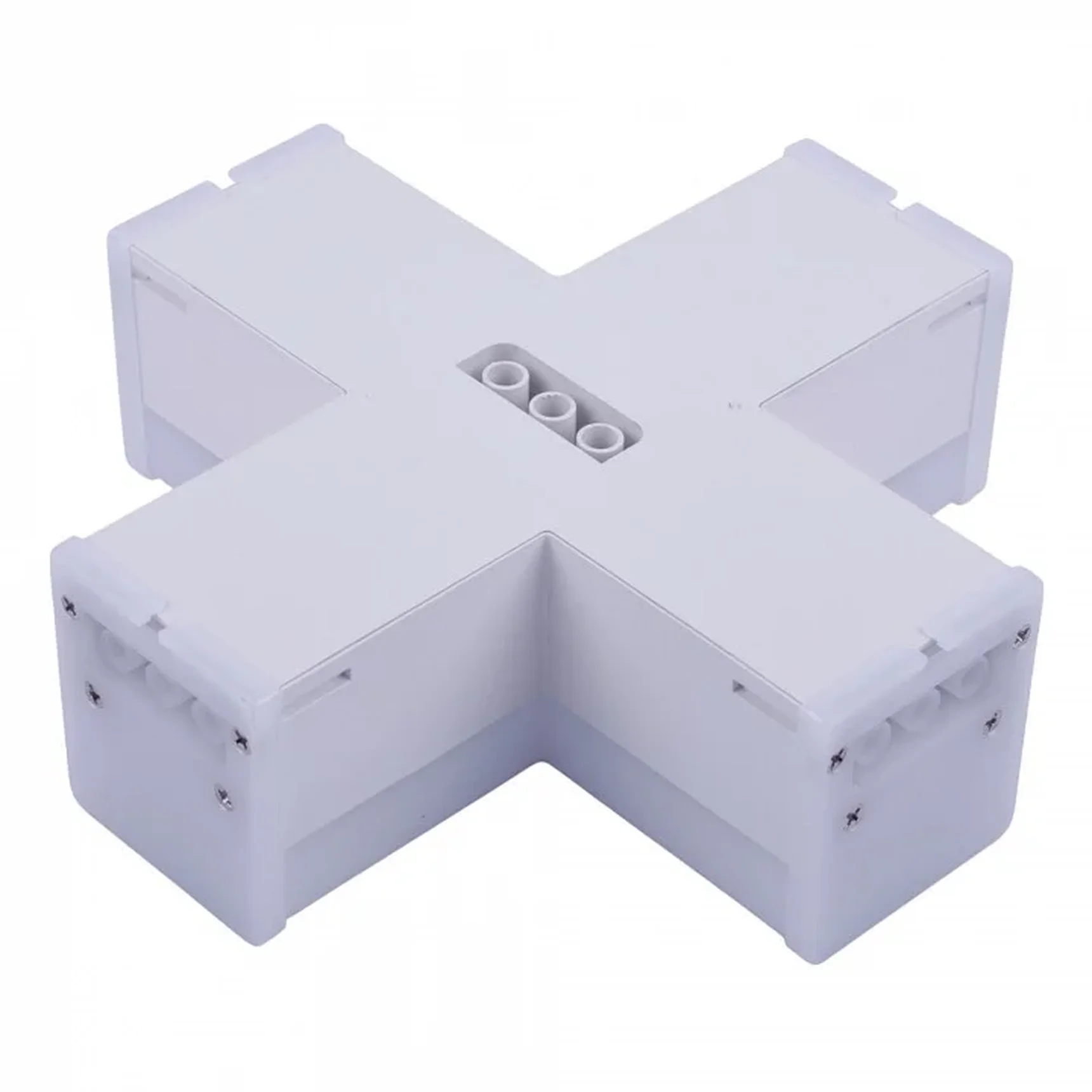 ULO-N11X-12W/4000K IP40 WHITE Светильник светодиодный X-образный. Белый свет (4000K). 2000Лм. Алюминий. Цвет белый