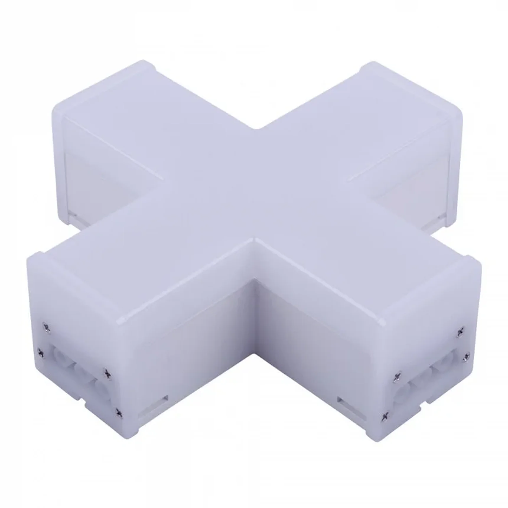 ULO-N11X-12W/6500K IP40 WHITE Светильник светодиодный X-образный. Белый свет (6500K). 2000Лм. Алюминий. Цвет белый