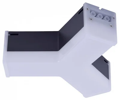 ULO-N11Y-10W/4000K IP40 BLACK Светильник светодиодный Y-образный. Белый свет (4000K). 1000Лм. Алюминий. Цвет черный