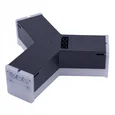 ULO-N11Y-10W/6500K IP40 BLACK Светильник светодиодный Y-образный. Белый свет (6500K). 2000Лм. Алюминий. Цвет черный
