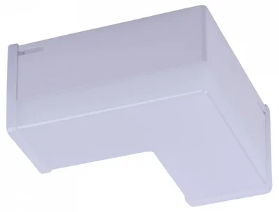 ULO-N11L-8W/6500K/90D IP40 WHITE Светильник светодиодный L-образный. Угол 90 градусов. Белый свет (4000K). 2000Лм. Алюминий