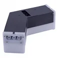 ULO-N11L-8W/6500K/120D IP40 BLACK Светильник светодиодный L-образный. Угол 120 градусов. Белый свет (6500K). 2000Лм. Алюминий