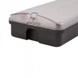 ULW-K25A 6W/4000K IP65 BLACK Светильник светодиодный влагозащищенный. Белый свет (4000K). 660Лм. Размер 220*105*50мм. Корпус чёрный. ТМ