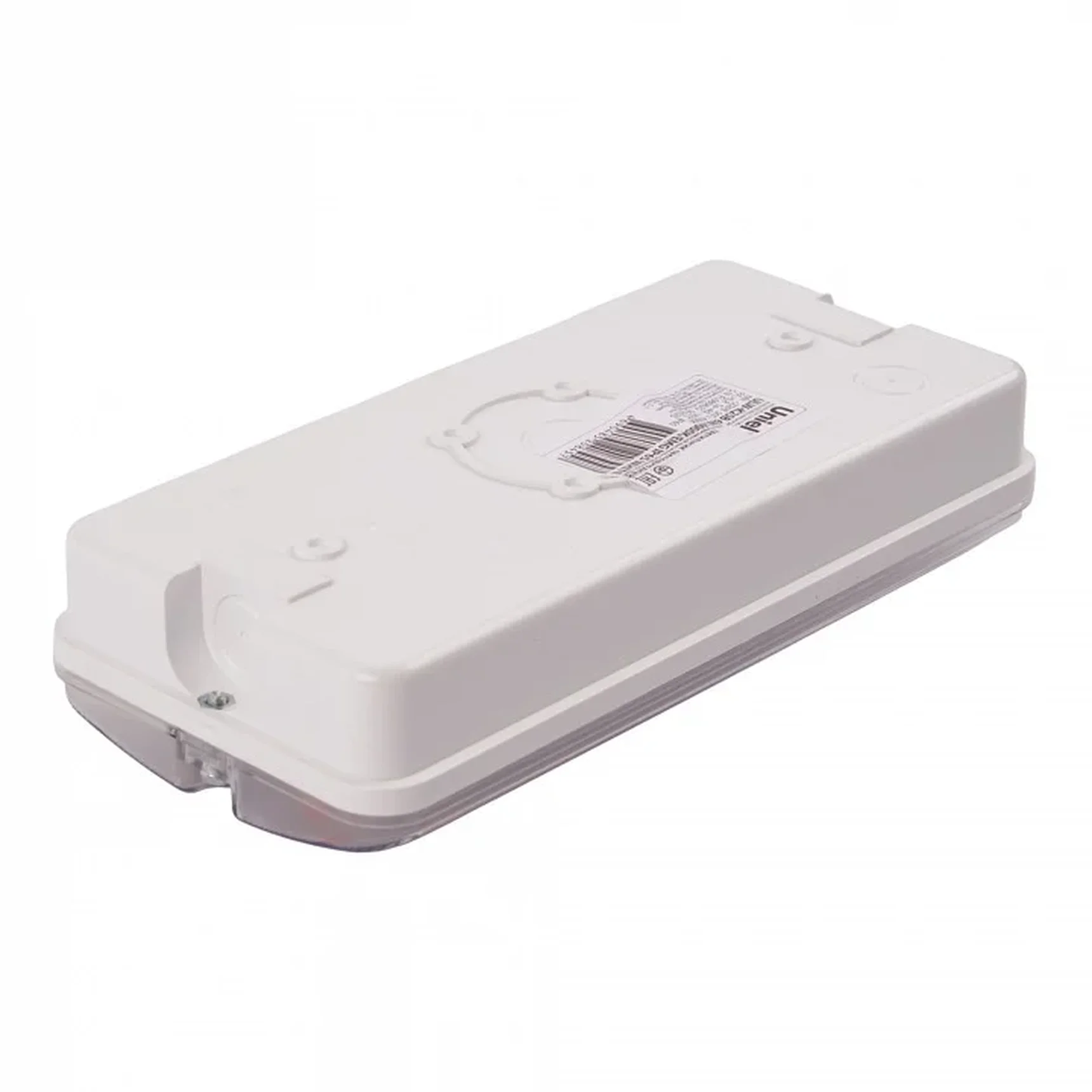 ULW-K25B 6W/4000K/EMG IP65 WHITE Светильник светодиодный влагозащищенный с БАП. Белый свет (4000K). 660Лм. Размер 220*105*50мм. Корпус