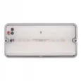 ULW-K25B 6W/4000K/EMG IP65 WHITE Светильник светодиодный влагозащищенный с БАП. Белый свет (4000K). 660Лм. Размер 220*105*50мм. Корпус