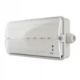 ULW-K25B 6W/4000K/EMG IP65 WHITE Светильник светодиодный влагозащищенный с БАП. Белый свет (4000K). 660Лм. Размер 220*105*50мм. Корпус