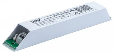 UET-E23 6W/EMG IP20 Блок аварийного питания для светодиодных панелей PREMIUM+ подходит для накладного монтажа с рамкой. TM Uniel