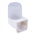 UWL-K03R 60W/E27 IP65 WHITE Светильник влагозащищенный под лампу Е27, угловой, для бань и саун, до +125°С. Цвет корпуса белый