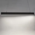 ULO-K10D 12W/4000K/L50 IP40 BLACK Светильник линейный светодиодный подвесной. Белый свет (4000K). 1350Лм. Алюминий. Цвет черный