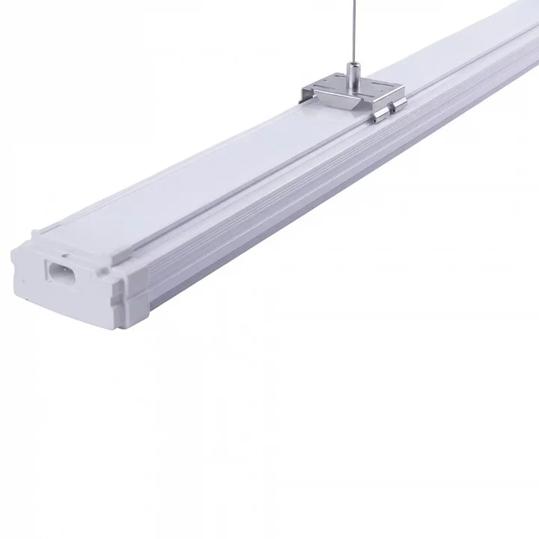 ULO-K21A 20W/4000K/L62/K IP65 WHITE Светильник линейный светодиодный подвесной. Белый свет (4000K). 2200Лм. 625х84х44мм. Корпус белый