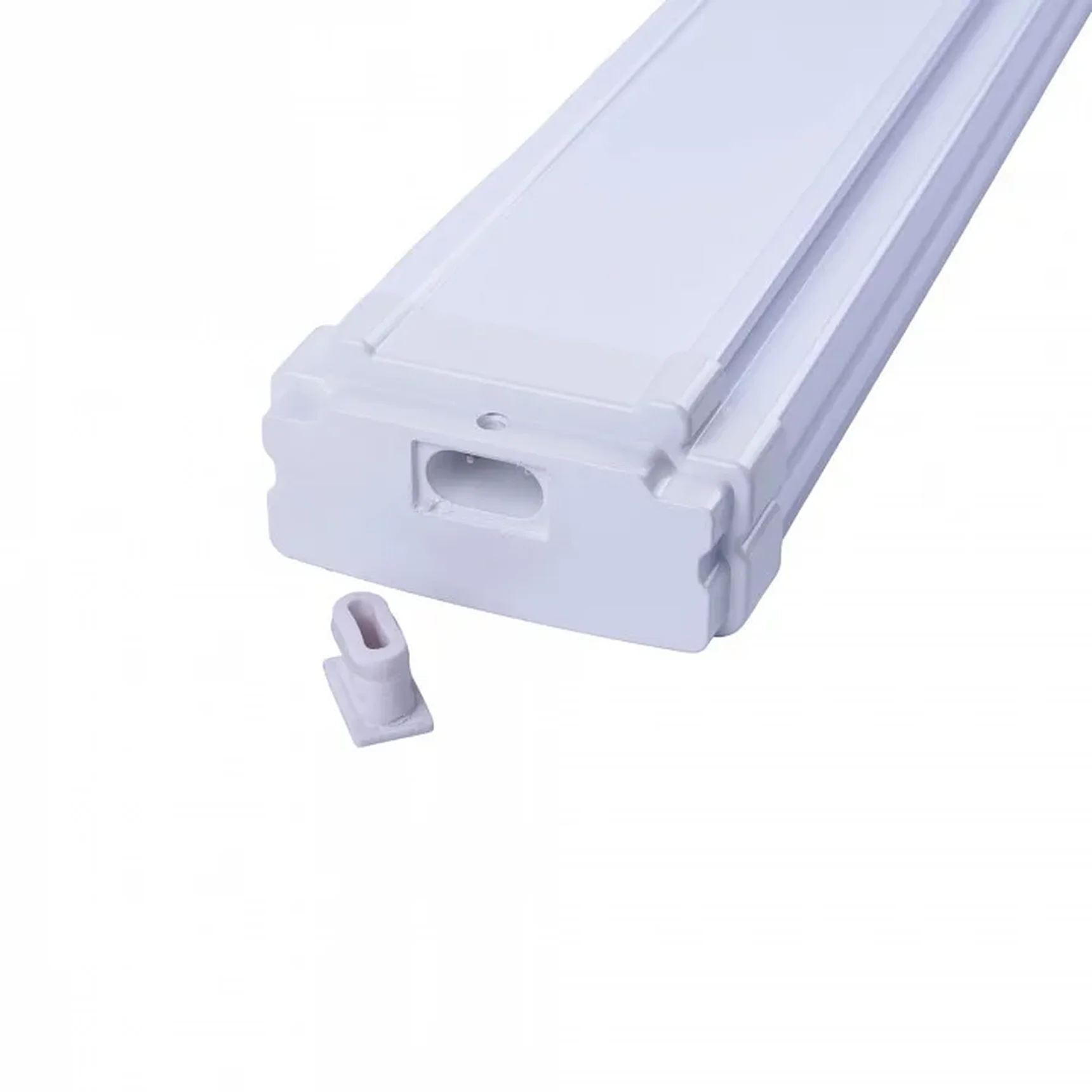 ULO-K21A 40W/4000K/L125/K IP65 WHITE Светильник линейный светодиодный подвесной. Белый свет (4000K). 4400Лм. 1250х84х44мм. Корпус белый