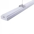 ULO-K21A 40W/5000K/L125/K IP65 WHITE Светильник линейный светодиодный подвесной. Белый свет (5000K). 4400Лм. 1250х84х44мм. Корпус белый