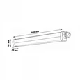 ULO-T20-18W/6500K/L60 IP65 GREY LINKABLE Светильник линейный светодиодный накладной/подвесной, соединяемый. Дневной свет (6500K). 2160