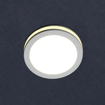 Светодиодный светильник General GLP-DECO-R2-7BT-IP40-4-W, круглый, белый, 412373