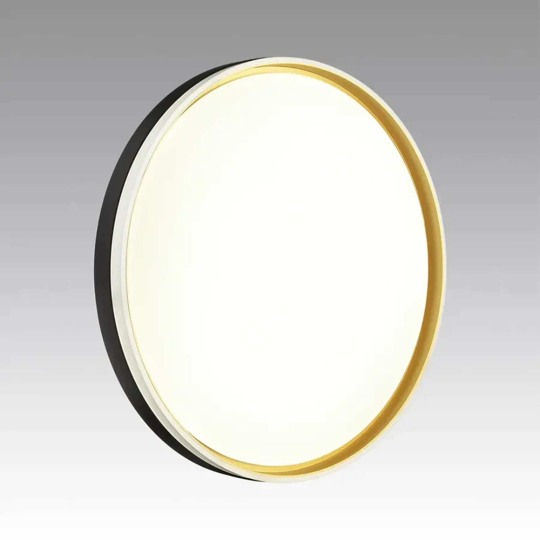 7619/EL PALE SN 106 Светильник пластик/черн./золот. LED 72Вт 3000-6300K D490 IP43 пульт ДУ SAVI