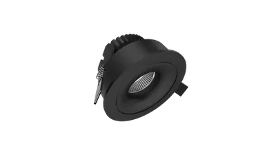 Светильник встраиваемый наклонный, серия MINI COMBO, Черный, 8Вт, IP20, Теплый белый (3000К), DL-MINI-0801-38-BL-8-WW