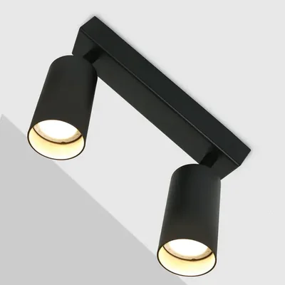 Спот на основании GWL-2GU10-M-IP20 Двойной Черный Направленный Башня, 661819