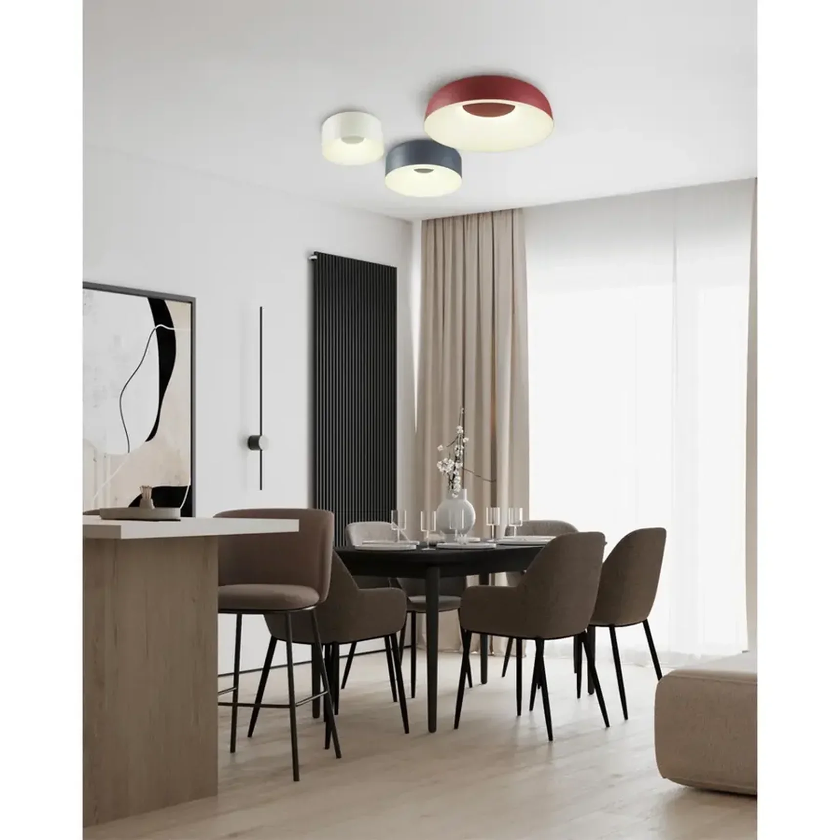 7690/26L AVRA LED SN 18 Светильник металл/акрил/белый LED 26Вт 4000K D260 IP20 CONFY