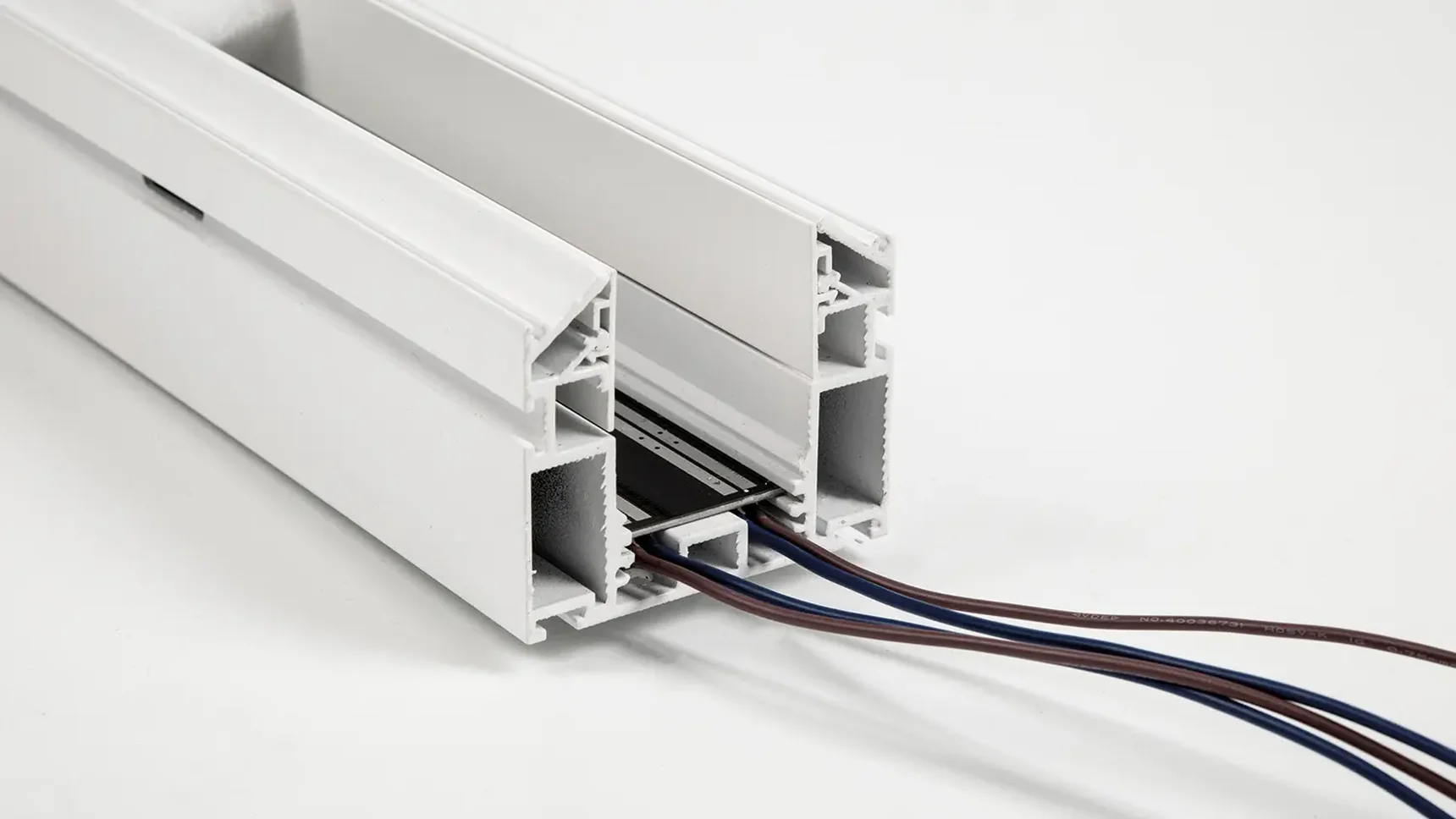 Трек SY низковольтный встраиваемый в натяжной потолок без провода питания, белый, SY-601201-CL-2-WH, SY-601201-CL-2-WH