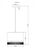 Светильник подвесной Moderli V10629-1P Gela