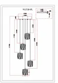 Светильник подвесной светодиодный Moderli V11718-PL Prismique