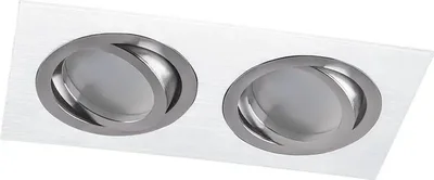 Светильник потолочный встраиваемый, MR16 G5.3, белый-хром, DL2802