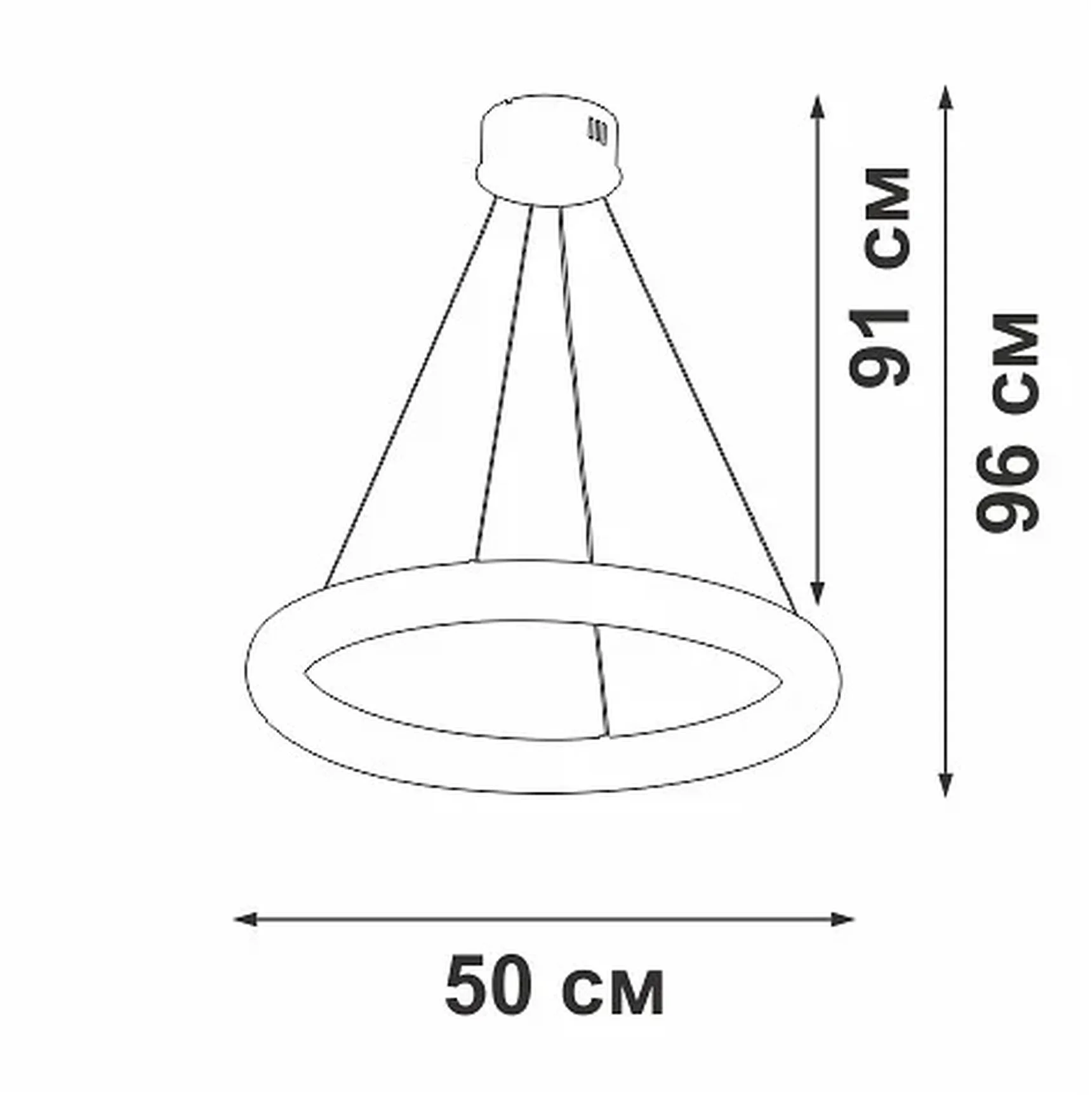 Светодиодный светильник V2543DT-0/1S, LED 69Вт, 2700-6500К, 8100лм